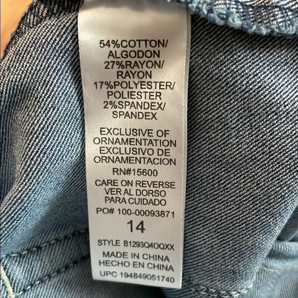 EUC Democracy Blue Ankle Cropped Jeans - Picture 4 of 4